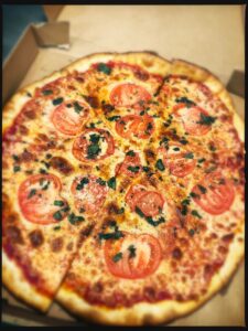 The Napoli Pizza from Sicilia Pizzeria in Venice, Florida.