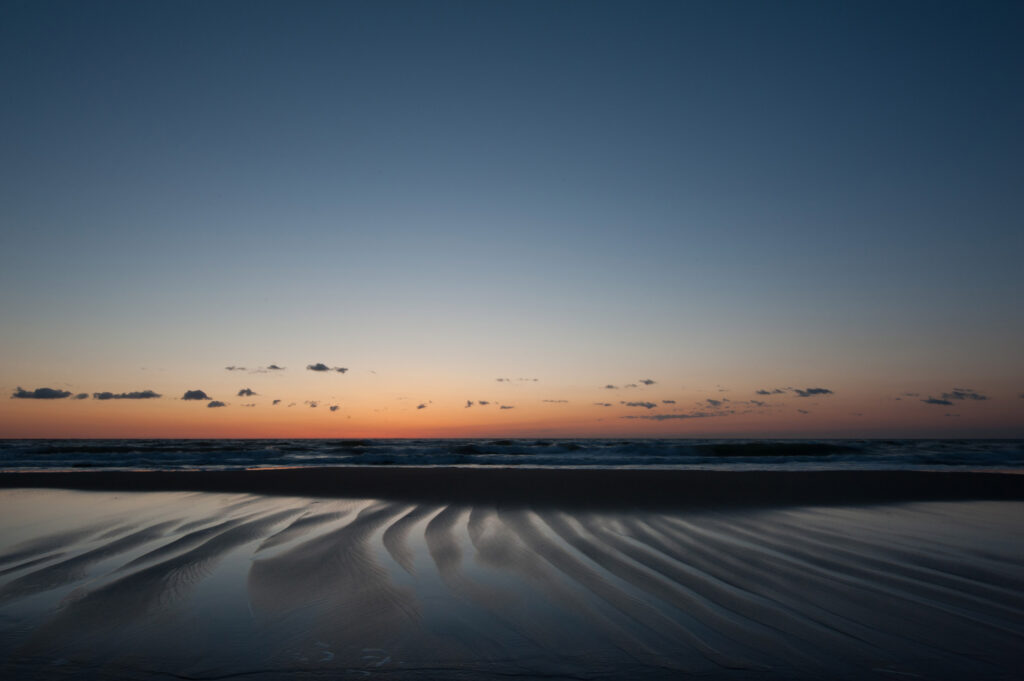 Sunrise at the Outer Banks, North Carolina.